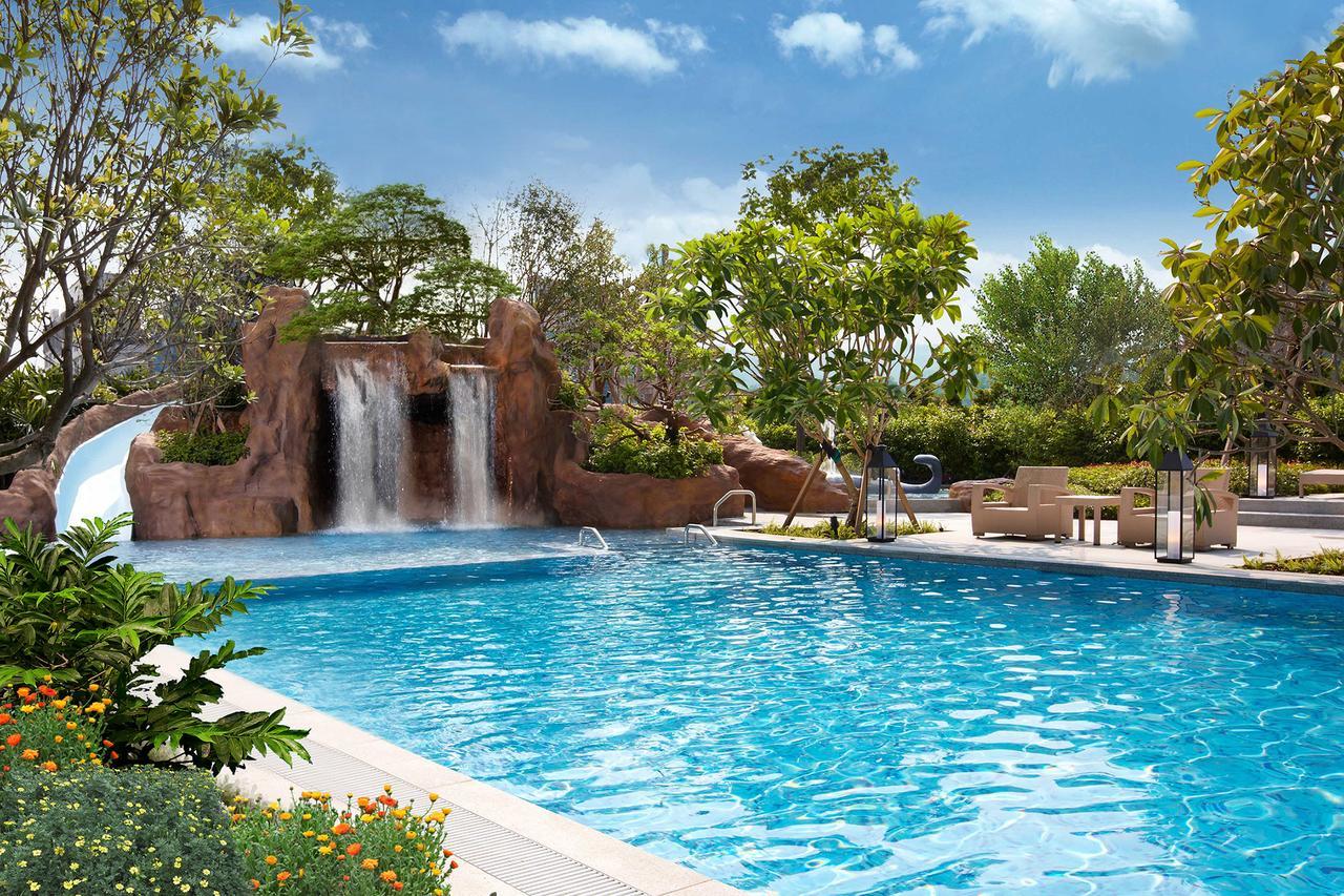 ムー ジャオシー ホテル 礁渓郷 エクステリア 写真 The swimming pool at the resort